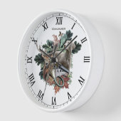 Horloge Weimaraner, "Fantôme Gris" (Angle)