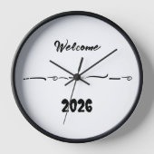 Horloge welcome art clock (Recto)