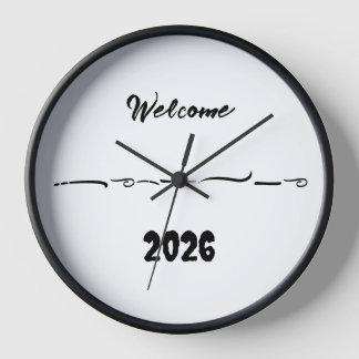 Horloge welcome art clock