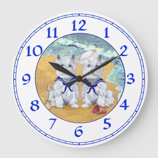 Horloge West Highland White Terrier (Recto)