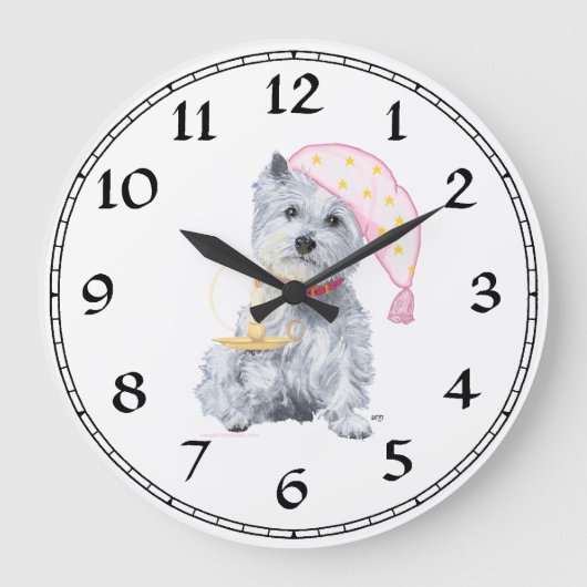 Horloge West Highland White Terrier (Recto)