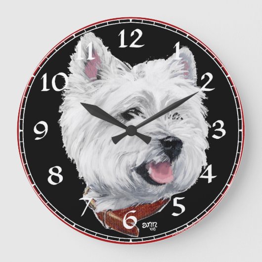Horloge West Highland White Terrier (Recto)