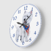 Horloge West Highland White Terrier (Angle)