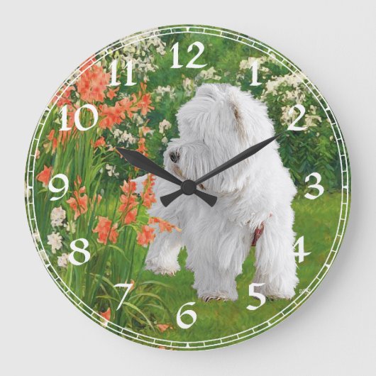 Horloge West Highland White Terrier (Recto)