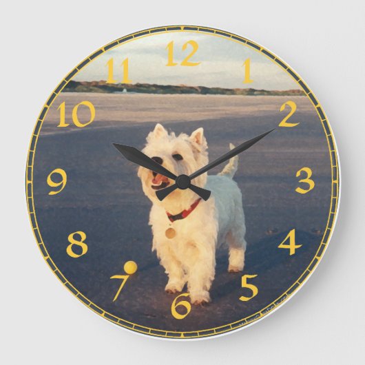 Horloge West Highland White Terrier (Recto)