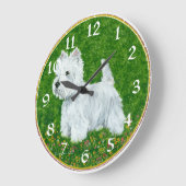 Horloge West Highland White Terrier (Angle)