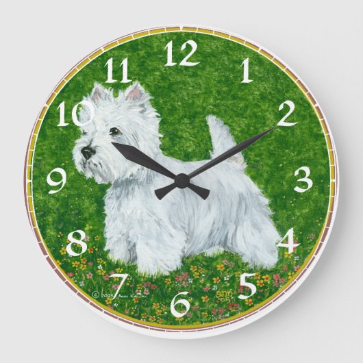 Horloge West Highland White Terrier (Recto)