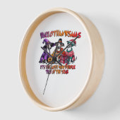 Horloge Whippet Halloween Thanksgiving Noël overde (Angle)