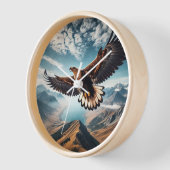 Horloge Wild Majesty Élégant Aigle Timepiece (Angle)