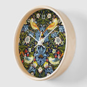 Horloge William Morris, Strawberry Thief (Angle)