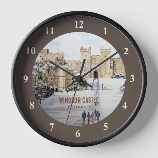 Horloge Winter at Windsor Castle (Recto)