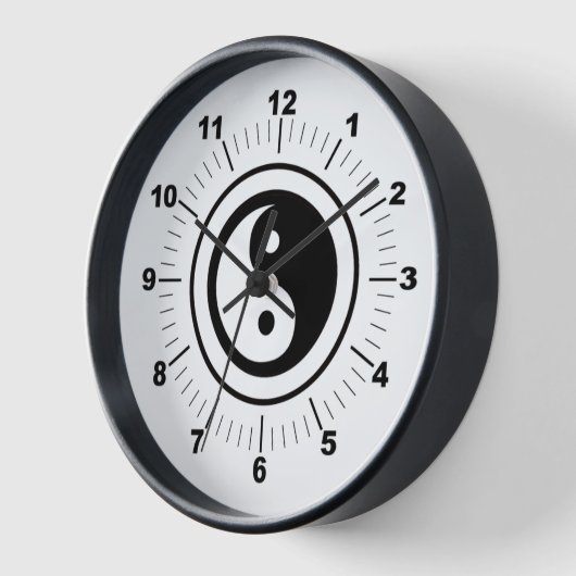 Horloge Yin Yang (Angle)