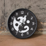 Horloge Yin Yang Chat Noir et blanc<br><div class="desc">Yin Yang Cat Black and White Novelty Wall Horloge - Dans la philosophie chinoise, le symbole yin yang représente comment deux forces opposées peuvent se rassembler pour créer l'harmonie et se complimenter. La danse de deux étant une. Trouvez votre chemin vers la sérénité avec cette horloge murale Yin yang inspirante....</div>