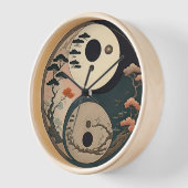 Horloge Yin Yang Japonaise (Angle)