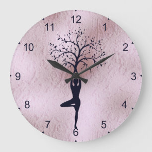HORLOGE - YOGA LADY SILHOUETTE TREIZE