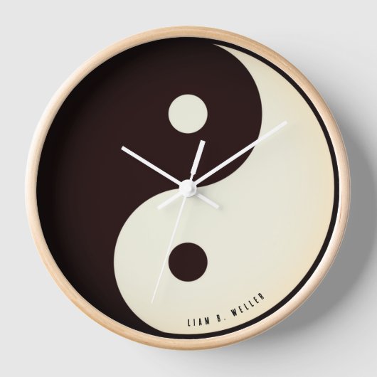 Horloge Zen Time Yin Yang (Recto)