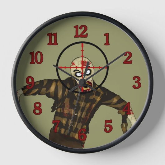 Horloge Zombie ciblée (Recto)