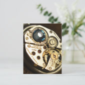 horlogebeweging briefkaart (Staand voorkant)