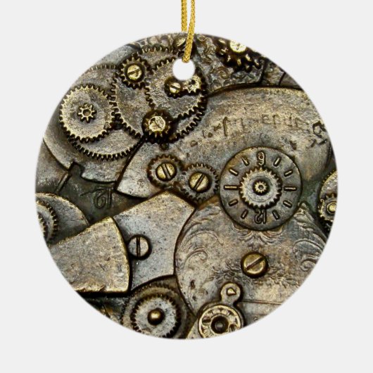 horlogemechanisme Rond Ornament (Voorkant)