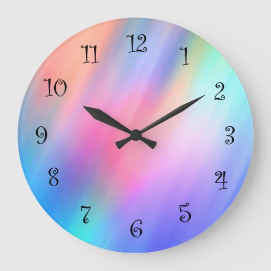 Horloges Abstraites colorées (Recto)