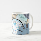 Horloges Café Mug (Devant droit)