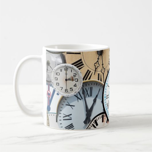 Horloges Café Mug (Gauche)