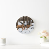 Horloges cerf à queue blanche (Maison)