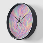 Horloges d'art de danse de feu de flamme abstraite (Angle)