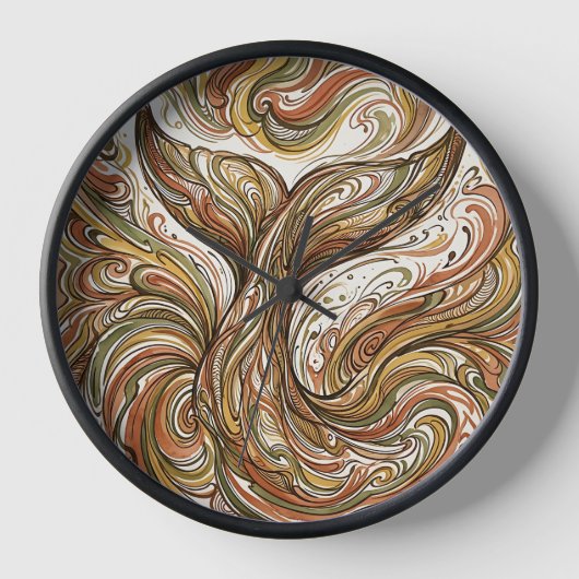 Horloges d'art moderne en encre de Terre Queue de (Recto)