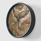 Horloges d'art moderne en encre de Terre Queue de (Angle)