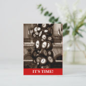 Horloges de carte postale Pièces de temps Rappel d (Debout devant)