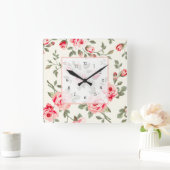 Horloges de Décor Motif rose (Maison)