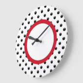 Horloges de la cuisine Polka Dot (Angle)