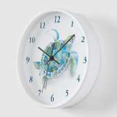 Horloges de pépinière de tortue de mer mignonne (Angle)