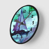 Horloges de salle de bains de voiliers de (Angle)