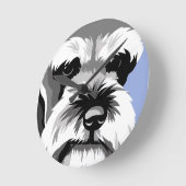 Horloges de Schnauzer miniature (Angle)