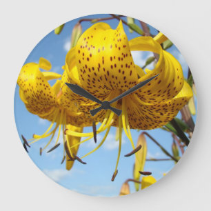 Horloges designer personnalisé rétro Fleurs de Lys