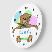 Horloges d'ours en peluche personnalisées (Angle)