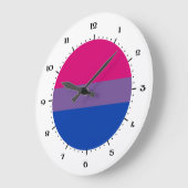 Horloges drapeau de bisexualité (Angle)