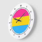 Horloges drapeau de pansexualité (Angle)