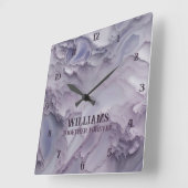 Horloges en pierre de marbre personnalisées (Angle)