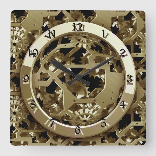 Horloges et engrenages en or Cadeaux mécaniques St (Recto)