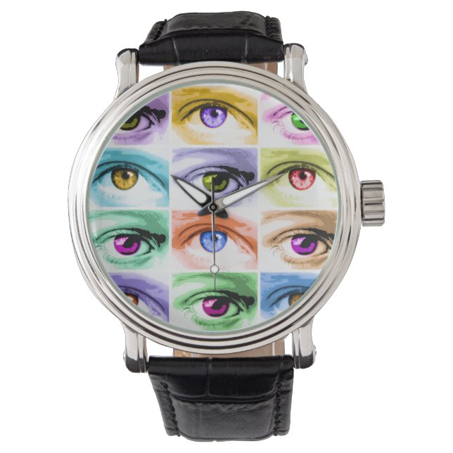 HORLOGES - EYE POP ART (Voorkant)