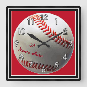 Horloges faites sur commande de base-ball avec