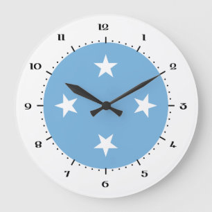 Horloges micronésiennes de drapeau