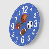 Horloges murales à thème sportif dans VOTRE COULEU (Angle)