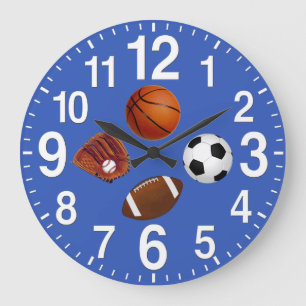 Horloges murales à thème sportif dans VOTRE COULEU