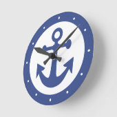 Horloges murales Ancre de marine (Angle)