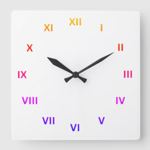 Horloges murales antiques en plastique avec chiffr