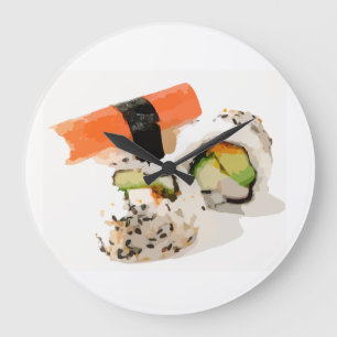 Horloges murales d'amant de SUSHI